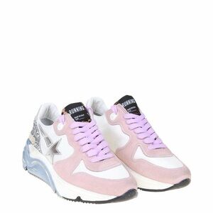 Golden Goose Mesh Printed Athletic Sneakers